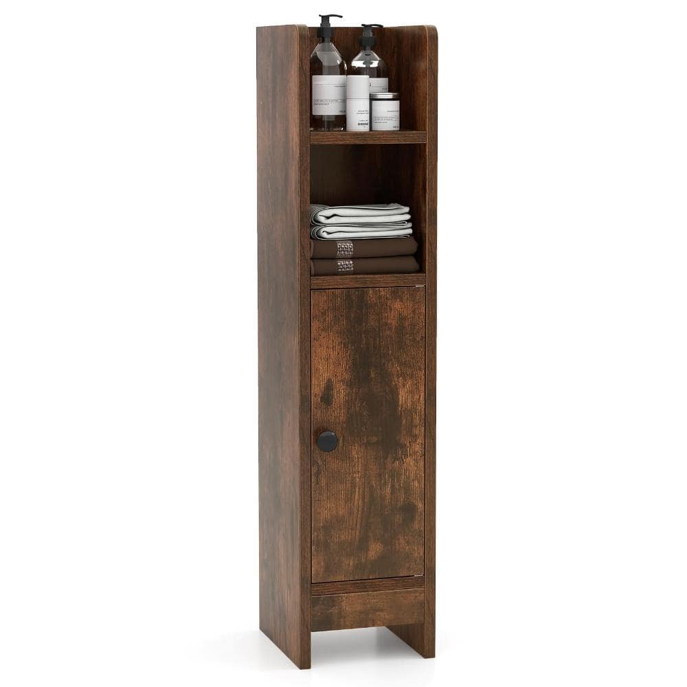 Slim Corner Bathroom Cabinet with Door and Adjustable Shelf price history on PriceWatchPro