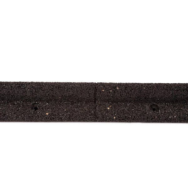 EcoBorder 4 ft. Black Rubber Landscape Edging (6-Pack)