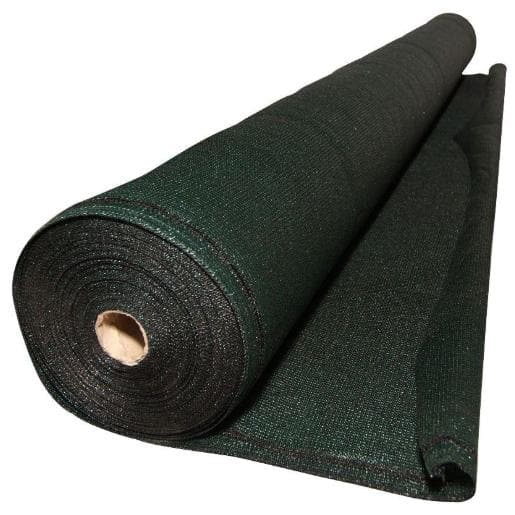 BOEN - 4 ft. x 50 ft. Long Lasting Green Privacy Fence Netting Mesh Fabric w/Aluminum Reinforced Grommets UV Treated