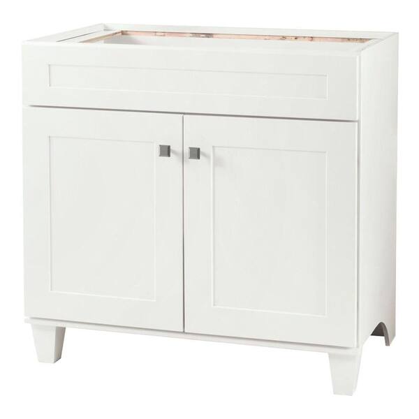 Home Decorators Collection Creeley 36 in. Vanity Cabinet Only in Classic White