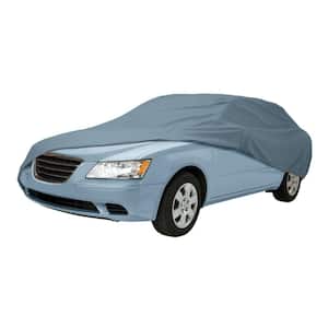 Mockins 190 in. x 75 in. x 60 in. Heavy-Duty 190T Silver Polyester Waterproof  Car Cover MA-47 - The Home Depot