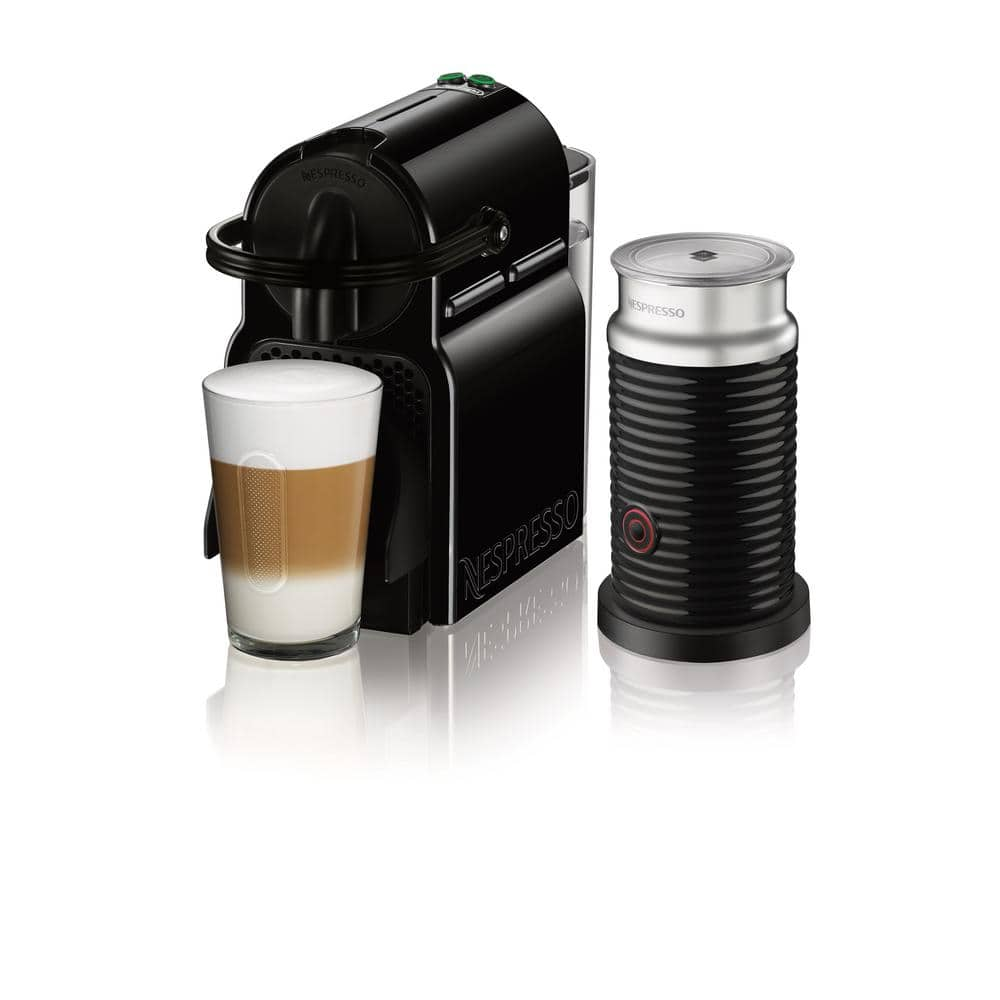 Reviews for Nespresso Inissia Single Serve Cup Black Espresso Machine and Coffee Maker with Aeroccino Pg 1 The Home Depot