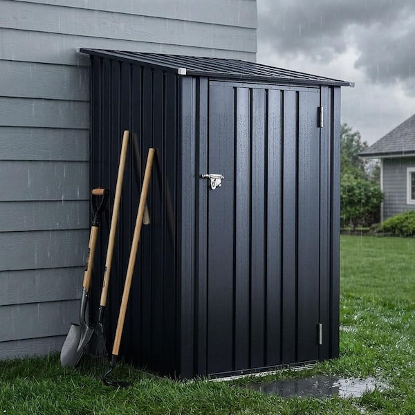 3 x 3 ft. Metal Storage Shed Small Tool Shed w/ Lockable Door
