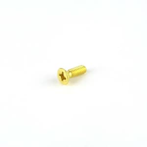 #10-24 x 3 in. Phillips Flat Head Brass Machine Screw (2-Pack)