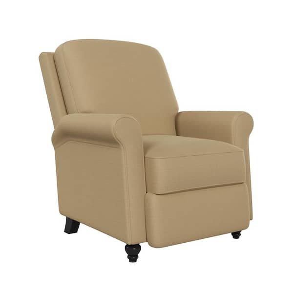 ProLounger Taupe Linen-Like Fabric Push Back Recliner Chair