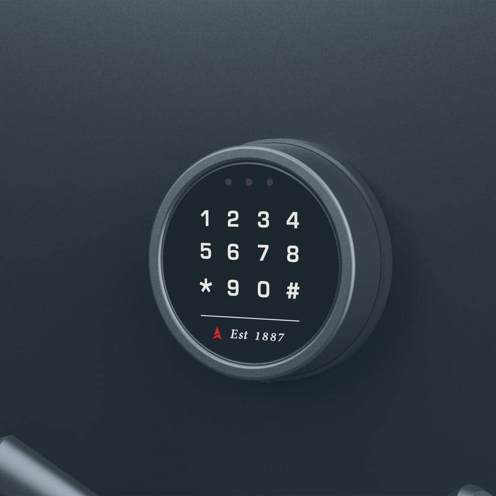 Black Fireproof Digital Gun Safe with Dual Lock System