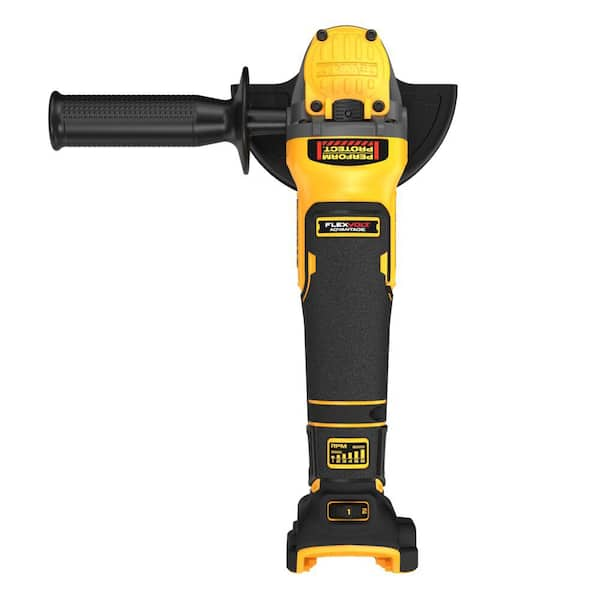 DEWALT 20V Cordless 5 in. Variable Speed Angle Grinder with FLEXVOLT  Advantage DCG409VSB - The Home Depot