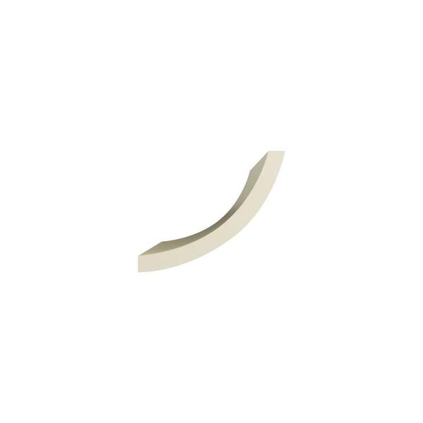 Ekena Millwork Cynthia 7 in. D x 9.25 in. W x 94.5 in. L Polyurethane Crown Moulding