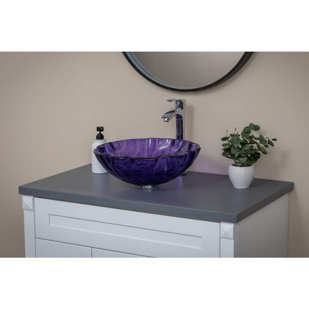 Eden Dark Gray Terrazzo 31'' Stone Vanity Top
