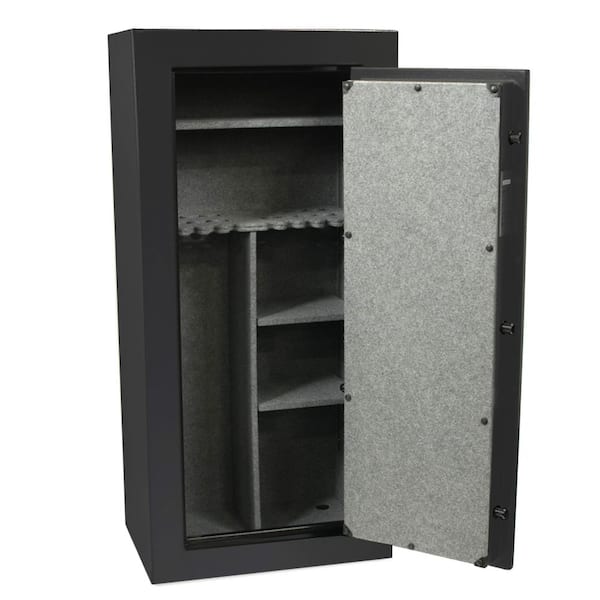Sports Afield 30-Gun Fireproof Electronic Lock Gun Safe, Black
