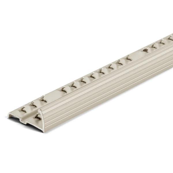 TrimMaster Satin Nickel 1-3/8 in. x 144 in. Carpet Trim Transition Strip