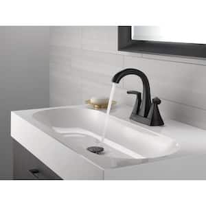 Pierce 4 in. Centerset 2-Handle Bathroom Faucet in Matte Black