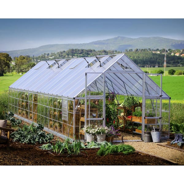 Balance 10 ft. x 32 ft. Hybrid Silver/Clear DIY Greenhouse Kit