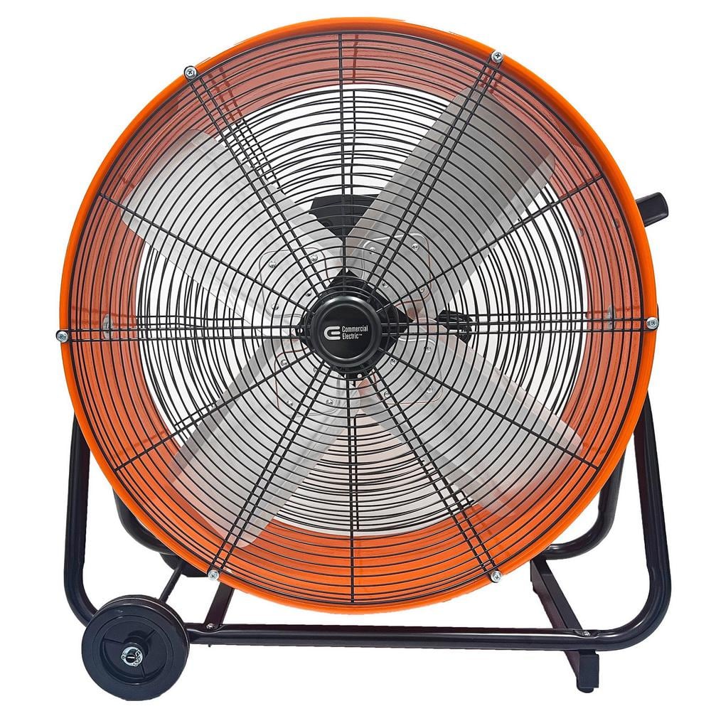 24 in. 2-speed heavy duty tilt drum fan