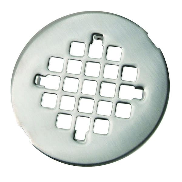 Shower Drain Cover (4-1/4 in Round) Replacement |Custom Drip Drain Grate |  Shower Base Strainer Grid (Matte Black)