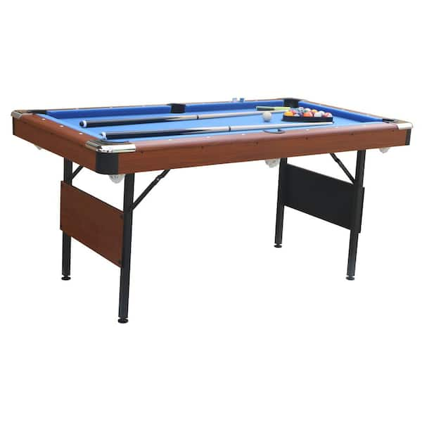 Clihome 65 in. Pool Tables and Game Tables in Blue CL-DS-43775 - The ...