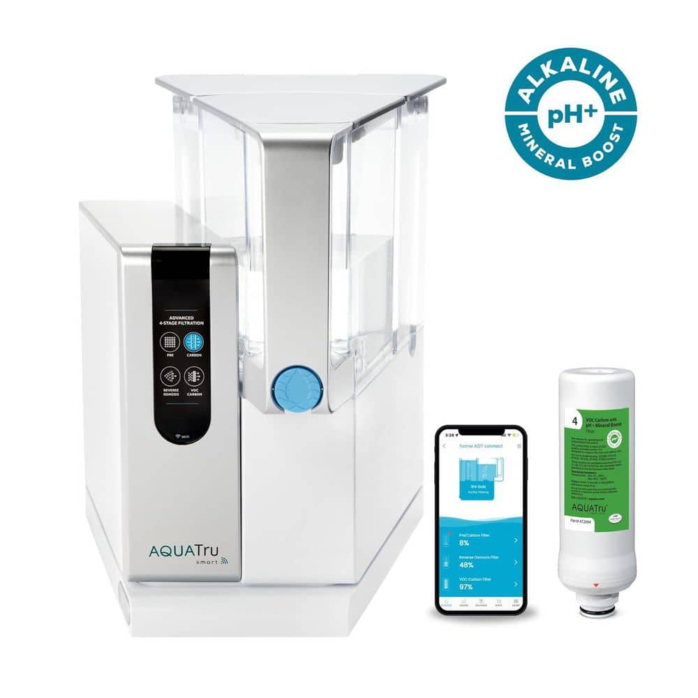 AquaTru Alkaline Smart Countertop Water Purifier for PFAS and Other Contaminants with App No Plumbing BPA Free price history on PriceWatchPro