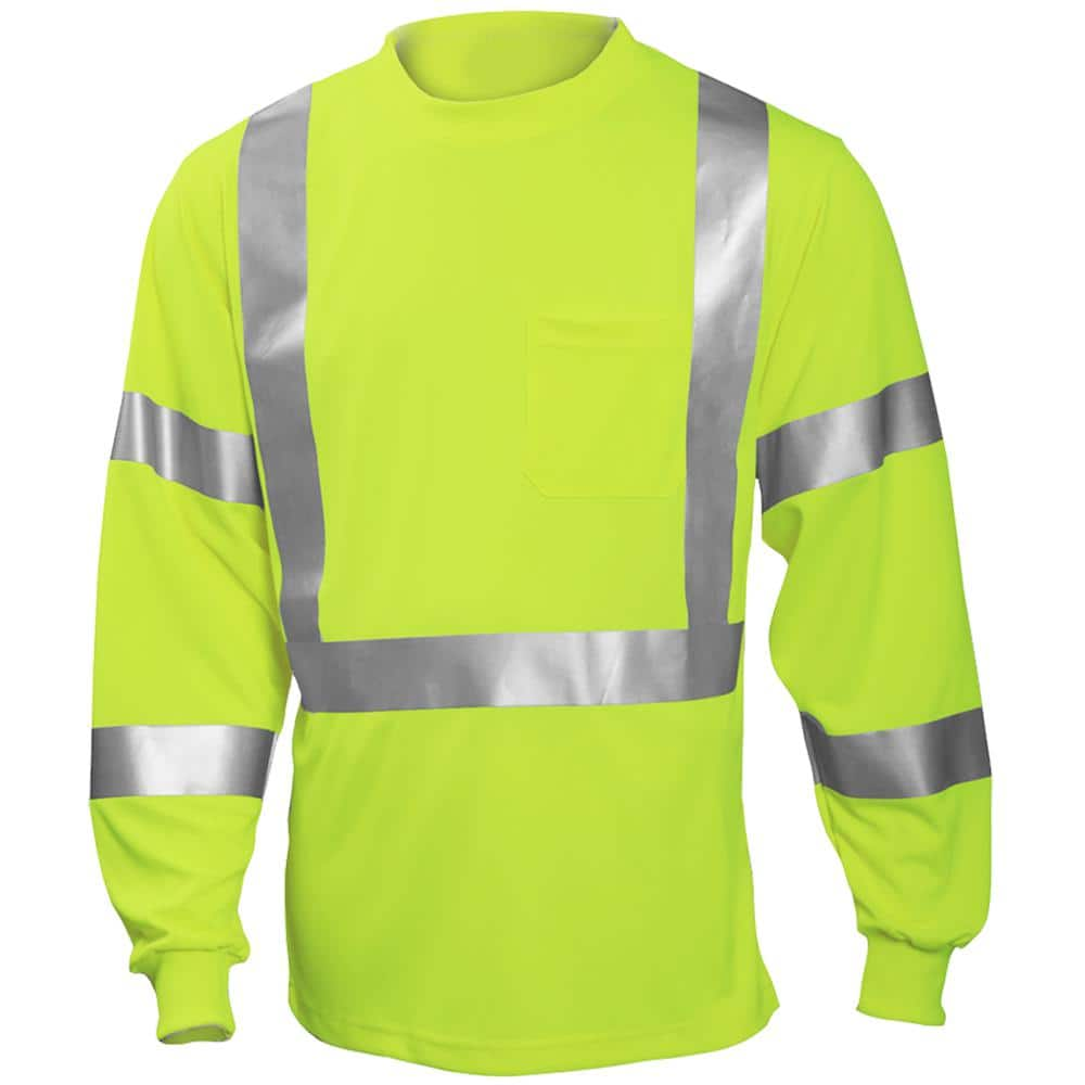 Premium Defense High Visibility Long Sleeve Shirt - Large PD