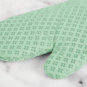 Asteroid Silicone Grip Pistachio Green Oven Mitt Set (2 Pack)