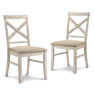 New Classic Furniture Somerset Vintage White Side Chair (Set of 2)