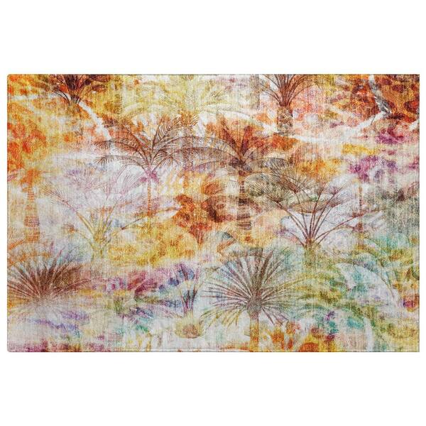 Dream Shag Premium Machine Washable Abstract ADS210 Multi 2 ft. x 3 ft. Accent Rug