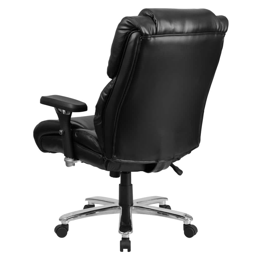 Black Leather High Back Ergonomic Executive Swivel Chair
