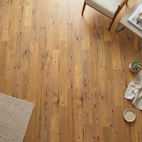 CENTURY FLOORING Honey Dew Pine 3/4 in. T x 5-1/8 in. W Hand