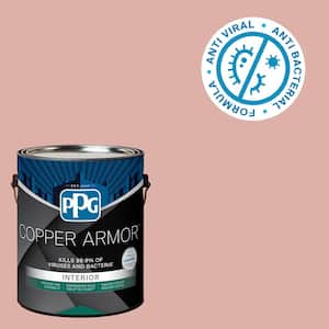 1 gal. PPG1058-4 Mesa Pink Semi-Gloss Antiviral and Antibacterial Interior Paint with Primer
