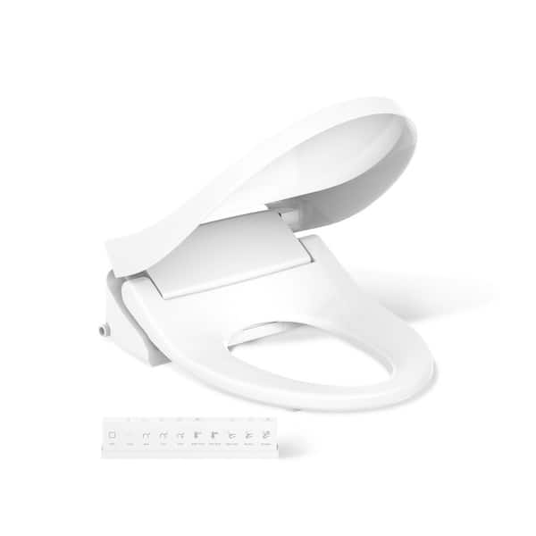 PureWash E815 Electric Bidet Seat for Elongated Toilets in White