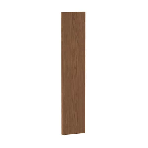 Hampton Bay Sinclair 6 in. W x 0.75 in. D x 30 in. H Wall Filler in Shaker Saddle Oak