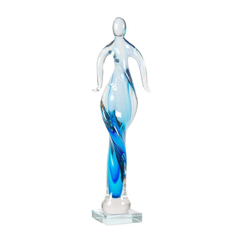 Dale Tiffany AS20328 Oceanside Seashell Handcrafted Art Glass Figurine
