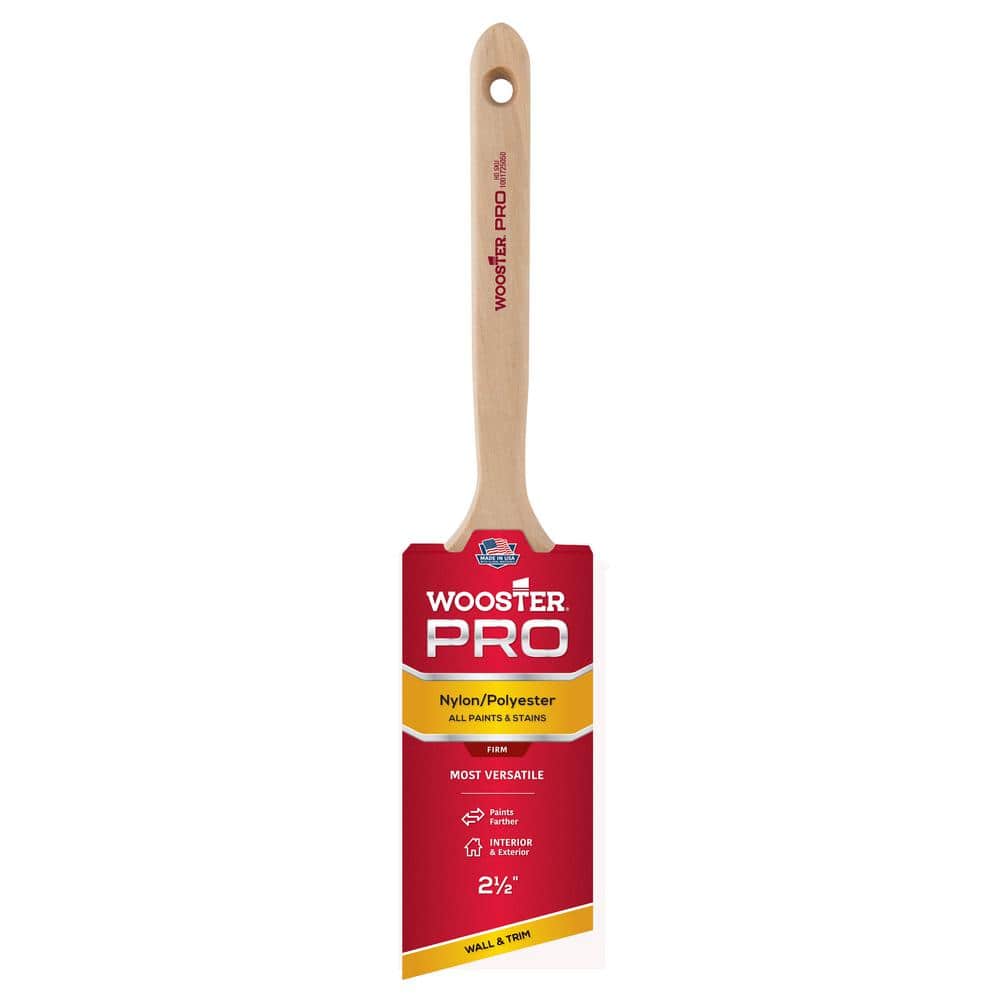 2 Wooster Brush Q3211-2 Shortcut Angle Sash Paintbrush, 2-Inch, White