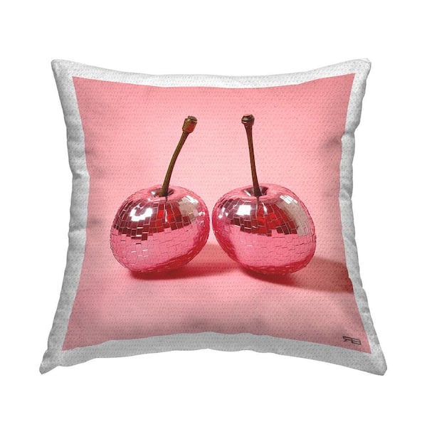 Stupell Industries Reflective Cherry Fruits Outdoor Printed Throw Pillow by RB