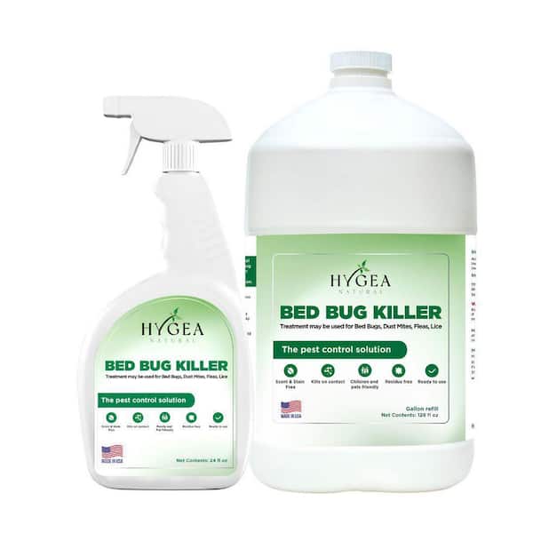 Mite and Bed bug Kit, Odorless, Stain Free, Family safe- Includes Bed Bug Spray and refill Insect Killer