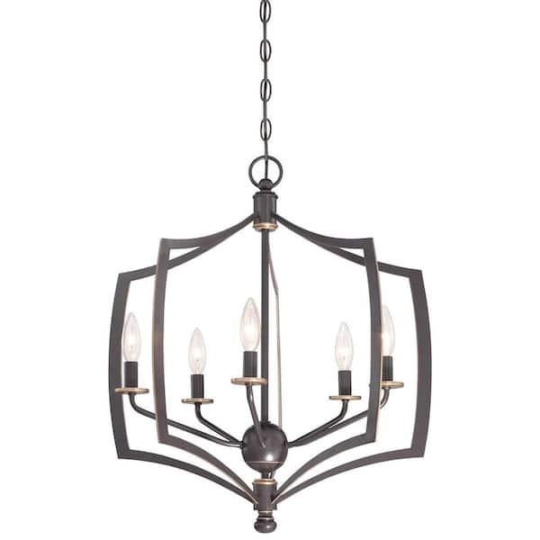 Minka Lavery Middletown 5-Light Downtown Bronze Chandelier