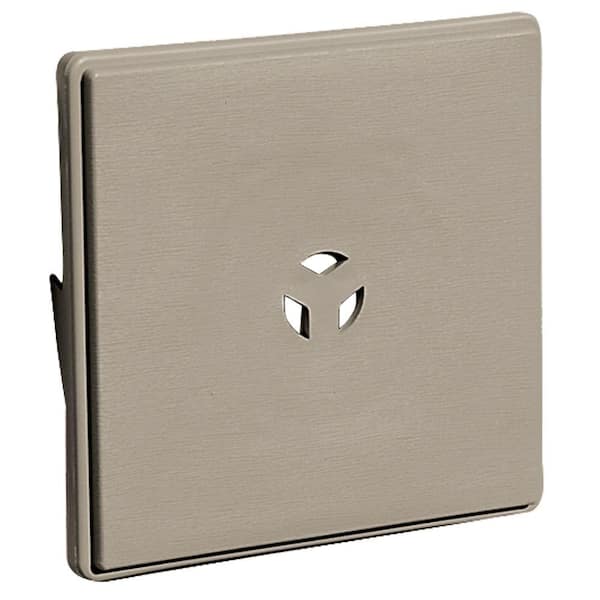 Builders Edge 6.625 in. x 6.625 in. #097 Clay Dutch Lap Surface Universal Mounting Block