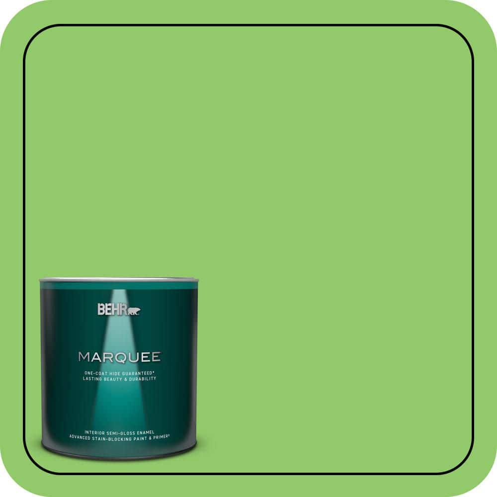 1 qt. #430B-5 Apple Orchard Semi-Gloss Enamel Interior Paint & Primer product image for price tracking