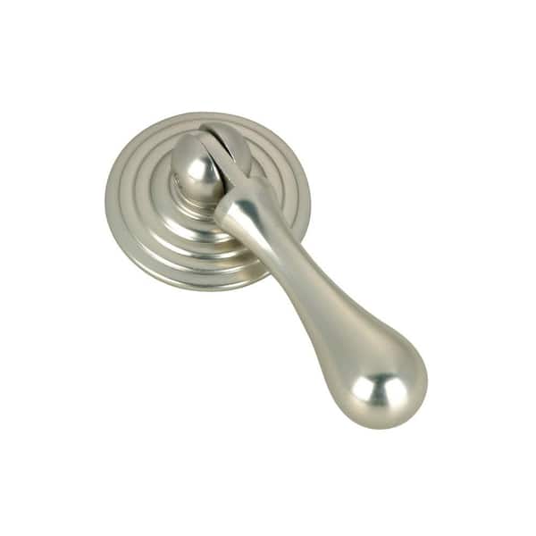 Richelieu Hardware 1-1/4 in. (32 mm) Satin Nickel Traditional Pendant and Ring Pull