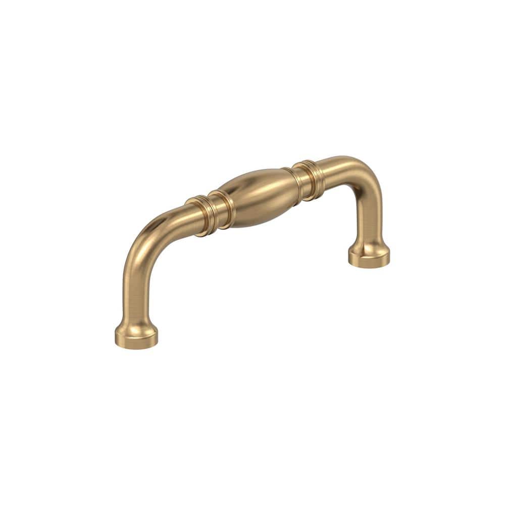 Granby 3 inch Champagne Bronze Cabinet Pull with Mounting Hardware