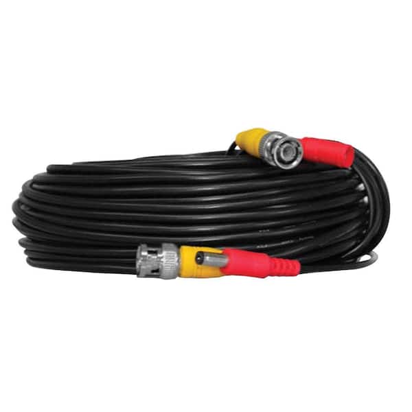 SPT 150 ft. Premade Premium Siamese Power Video Cable - Black
