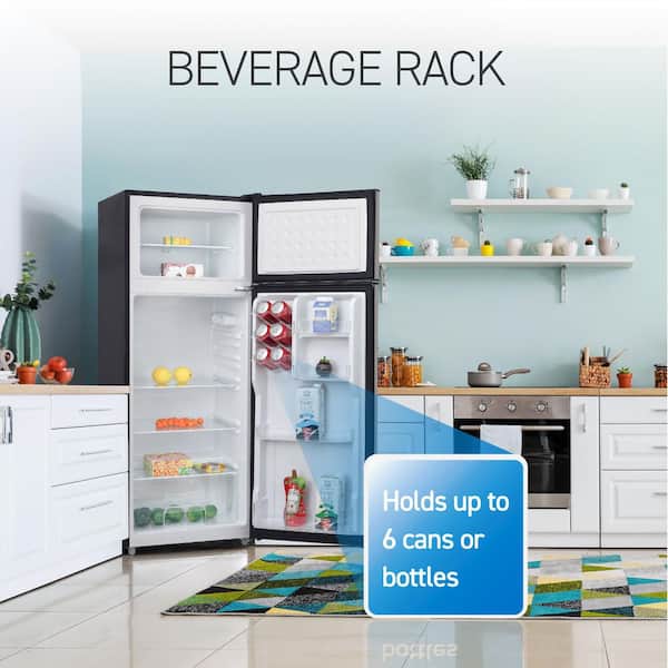 Commercial Cool 7.7 cu. ft. Top Freezer Refrigerator in Stainless
