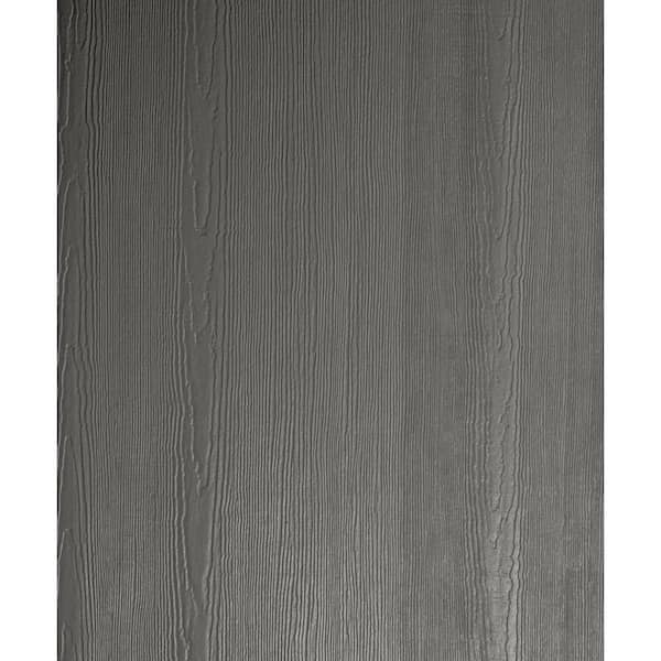 Hardie Panel HZ5 48 in. x 120 in. Statement Collection Aged Pewter Cedarmill Fiber Cement Panel Siding