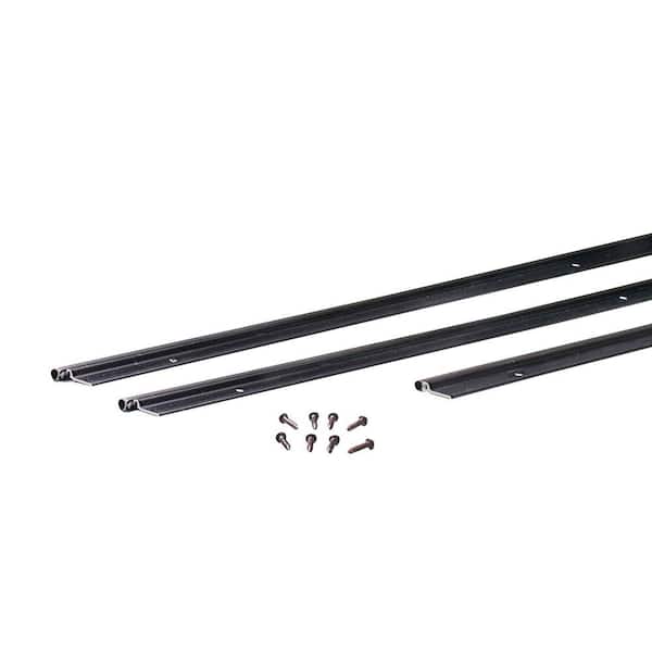 72 in. x 84 in. Flat Profile Door Jamb Bronze Weatherstrip Kit