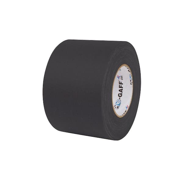 Pratt Retail Specialties 4 in. x 55 yds. Black Gaffer Industrial Vinyl Cloth Tape (3-Pack)