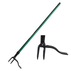 Weeder Weed Puller Tool, 44 Inch Steel Stand Up Weed Puller with Long Handle, Weed Remover Tool