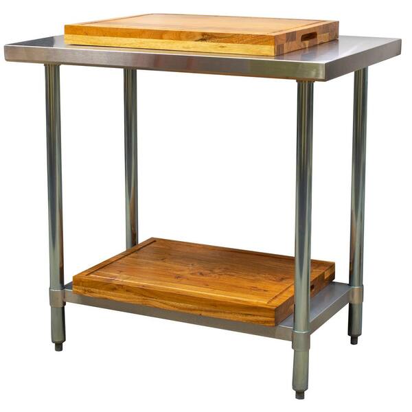 Acacia Wood Butcher Cutting Board Set 
