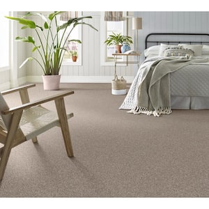 Columbus I - Chantrelle - Brown 56.2 oz. SD Polyester Texture Installed Carpet