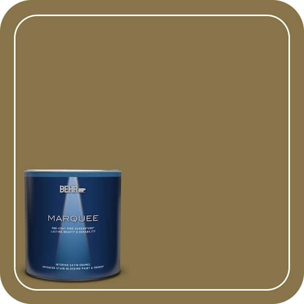 BEHR MARQUEE 1 qt. #PPU6-20 Eden Prairie Satin Enamel Interior Paint & Primer