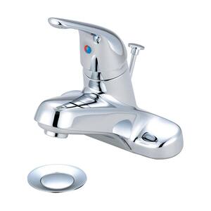 Elite 4 in. Centerset Single-Handle Bathroom Faucet in Chrome