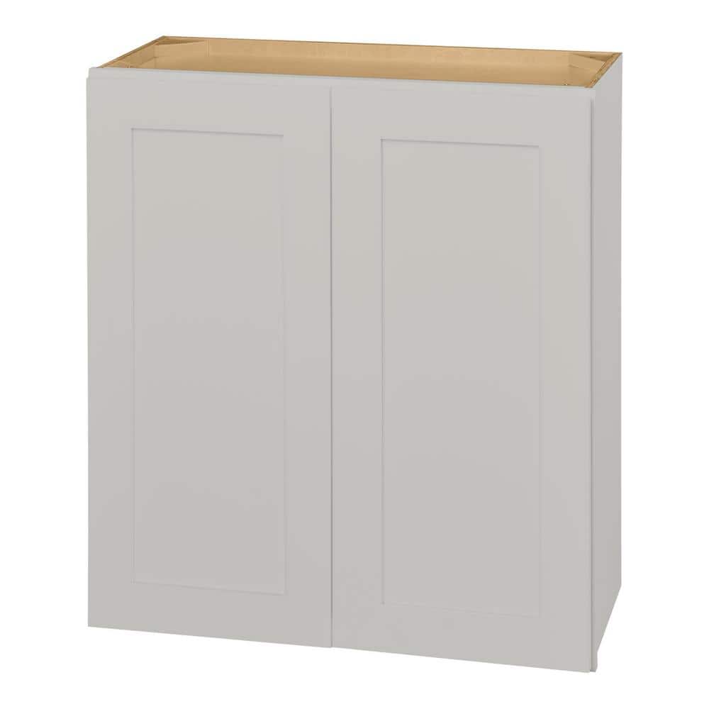 Avondale 27 in. W x 12 in. D x 42 in. H Ready to Assemble Plywood Shaker Wall Kitchen Cabinet in Dove Gray price history on PriceWatchPro